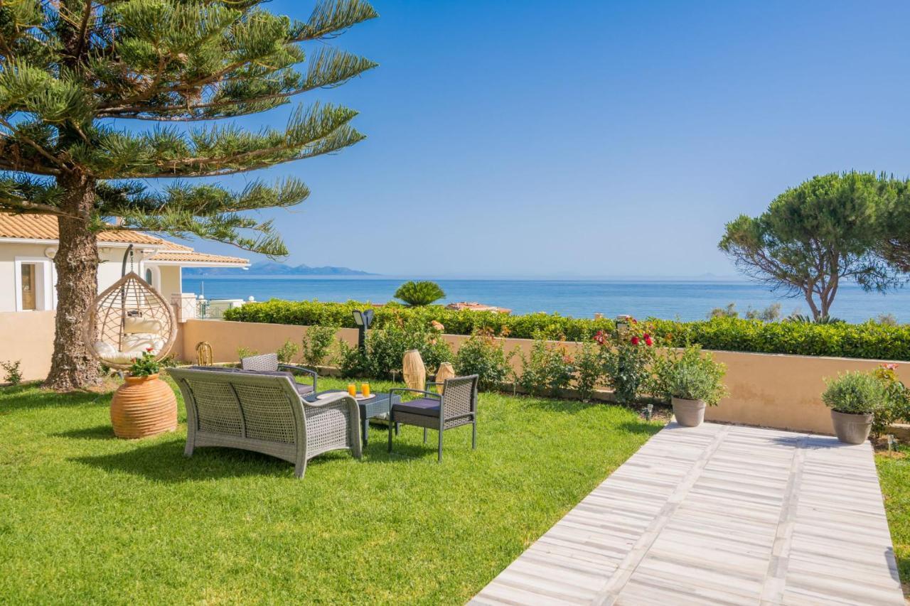 Sea Elegance Villa - On The Beach, By Zantewize Psarou  Ngoại thất bức ảnh