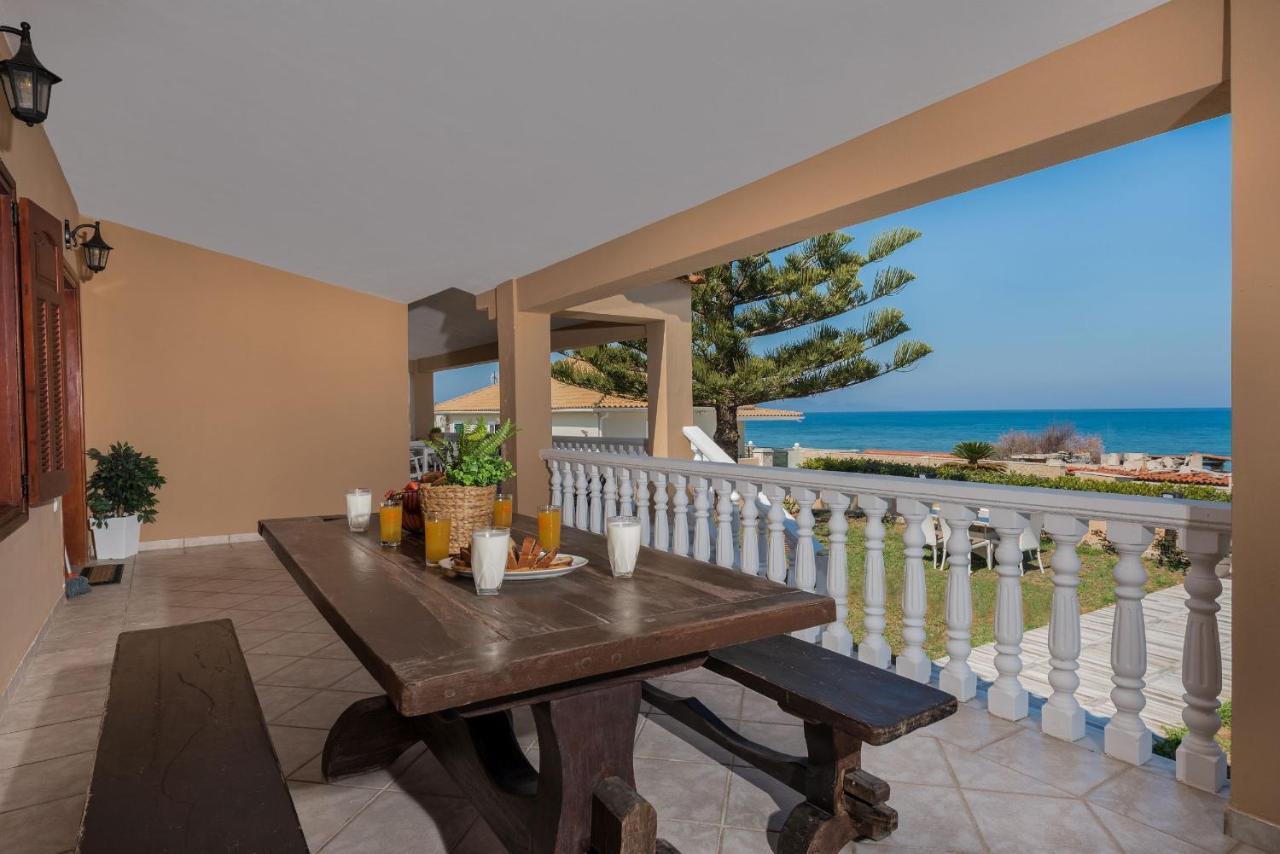Sea Elegance Villa - On The Beach, By Zantewize Psarou  Ngoại thất bức ảnh