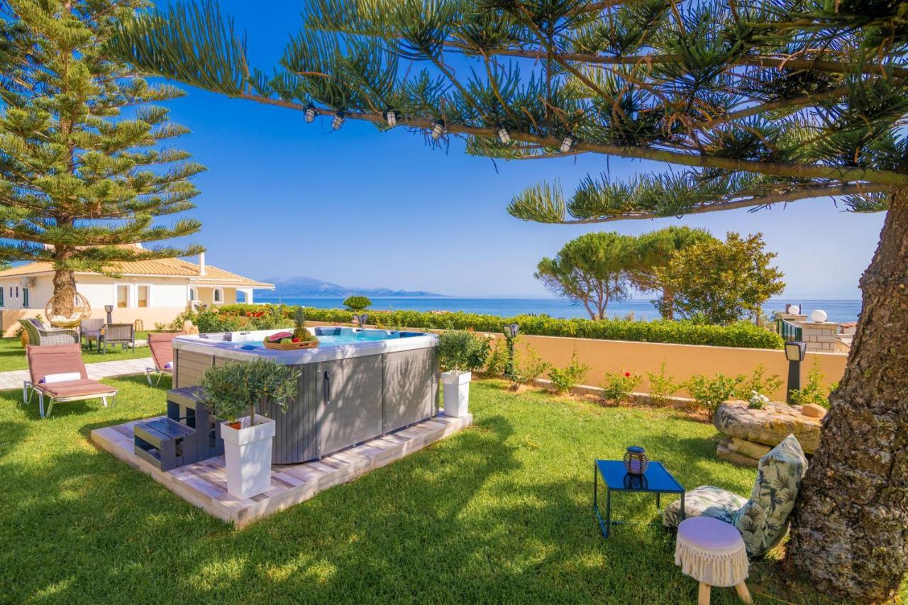 Sea Elegance Villa - On The Beach, By Zantewize Psarou  Ngoại thất bức ảnh