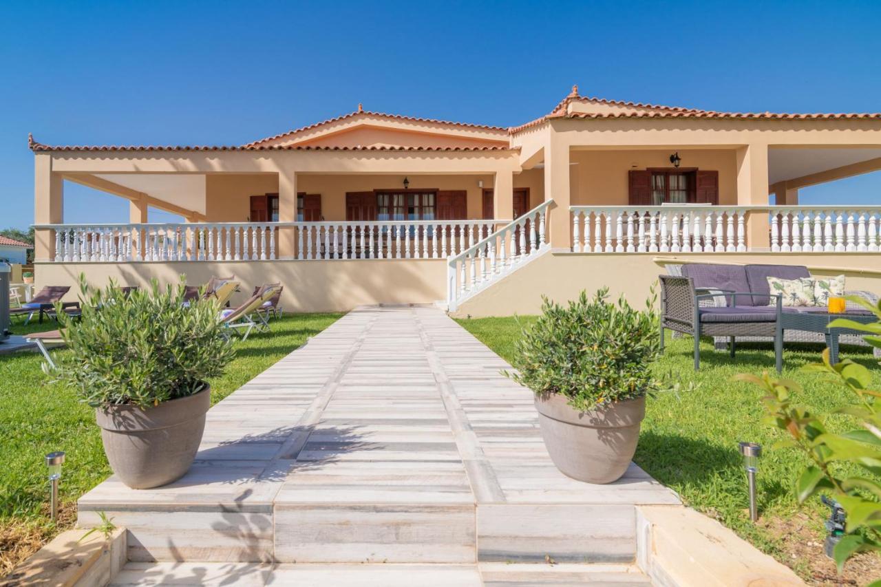 Sea Elegance Villa - On The Beach, By Zantewize Psarou  Ngoại thất bức ảnh