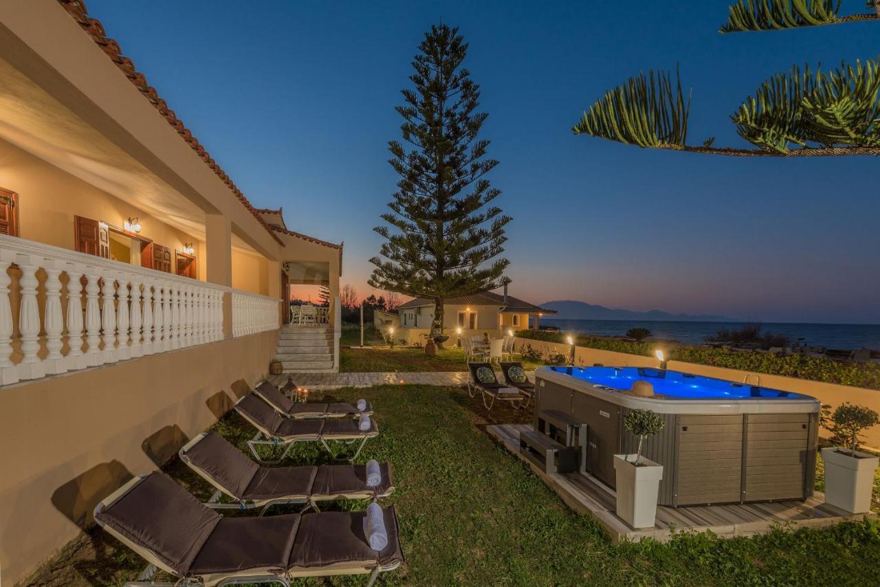 Sea Elegance Villa - On The Beach, By Zantewize Psarou  Ngoại thất bức ảnh